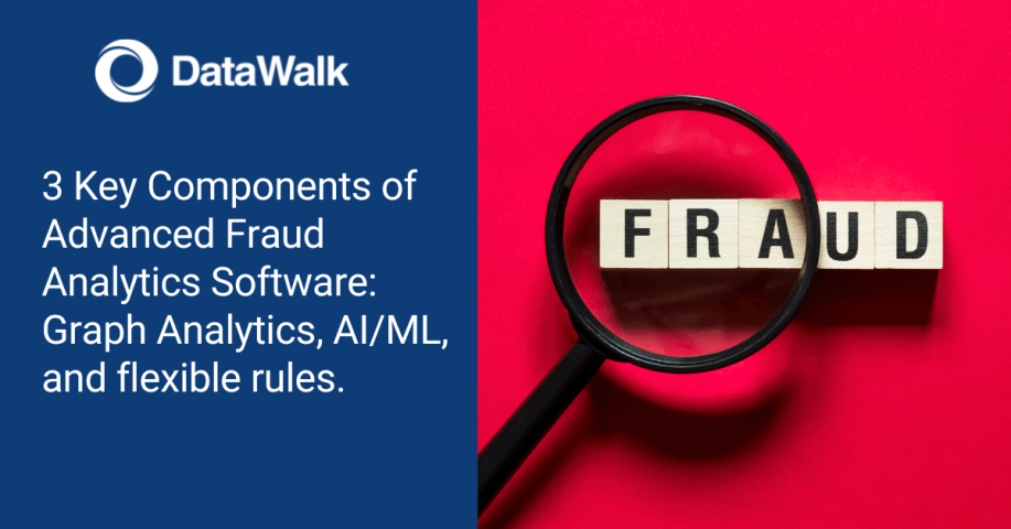 Advanced fraud analytics software combines flexible business rules with machine learning and graph technology.