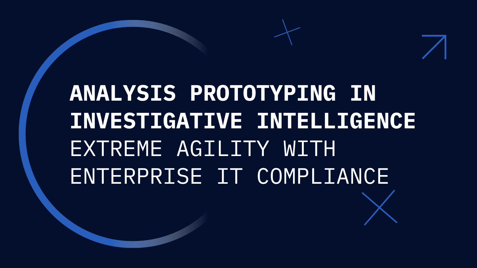 Analysis Prototyping in Investigative Intelligence | DataWalk